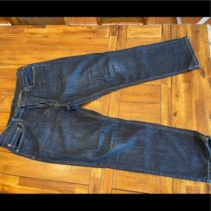 Levi’s 541 Men’s Jeans. Color is a dark blue.